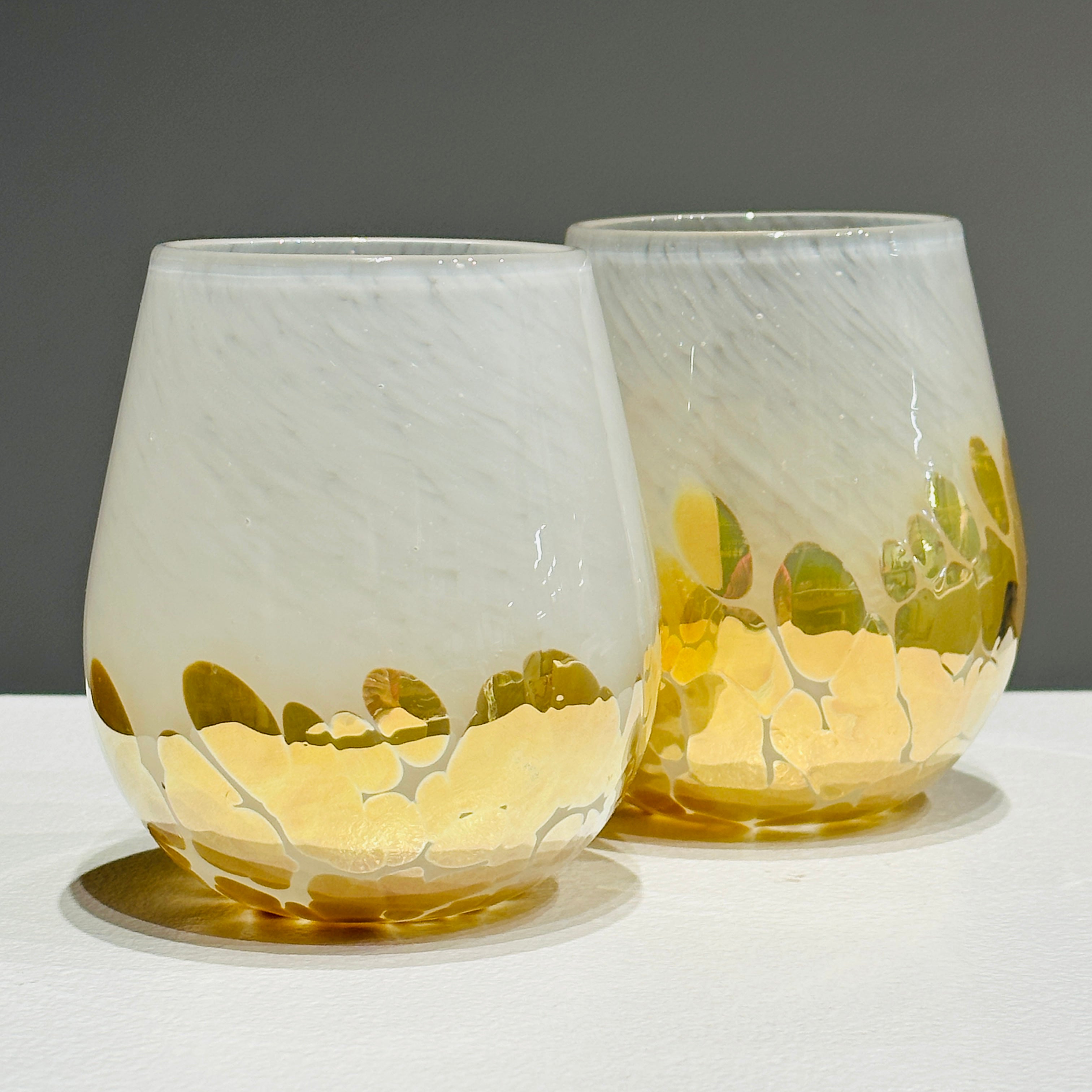 Stemless Wine Glass - Ashes in Glass